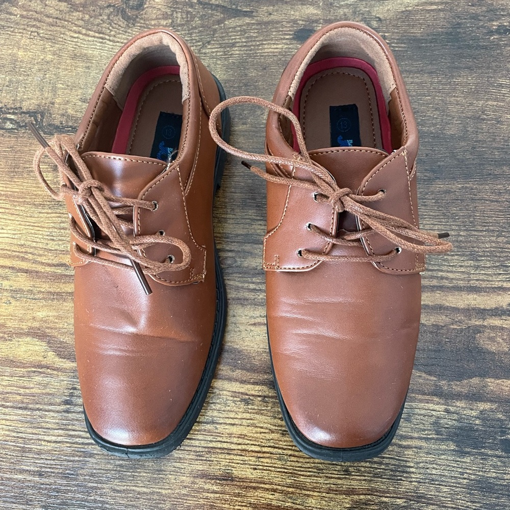 Josmo boys lace-up dress shoes size 13